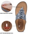 thumbnail image 3 of Womens Wedge Sandals with Arch Support Shoes Summer Massage Function Casual Sandals, 3 of 13