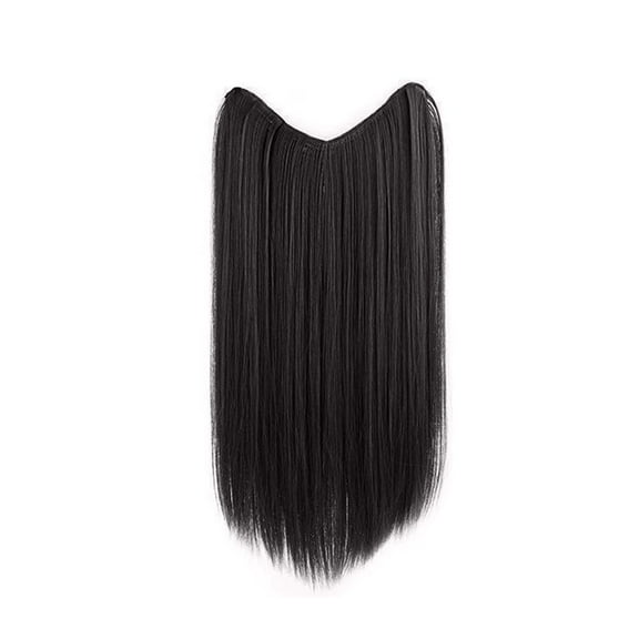 Lttoisl® Hair Extension Long Straight Clip In One Piece Color Synthetic Hairpiece✨ R XN Y7S6