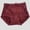 Wine, variant on Cheeky Cotton Underwear for Women Women's Lace Underwear Mid-Waisted Ice Silk Full Cover Underwear Soft Satin High Waisted Panties Lightweight Breathable Underpant Briefs