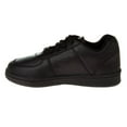 thumbnail image 2 of French Toast Kids Lace-up Flat Heel Faux Leather Sneakers - Size 11, Black, 2 of 8
