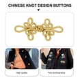 thumbnail image 2 of HLONK 6 Pairs Sewing Buttons Fastener Fasteners Hand Decor, 2 of 6
