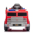 thumbnail image 3 of Freddo 12V Firetruck 1 Seater Ride on - Red, 3 of 14