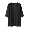 thumbnail image 3 of Linfrsh Shawl Wraps for Women Evening Dresses Chiffon Soft Capelets Wedding Bridal Cover Up(Black,XL), 3 of 5