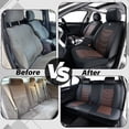 thumbnail image 6 of Car Seat Cover for Scion Im 2016, Car Seat Covers, Waterproof PU Leather Full Set of 5 Seats Non-slip Suitable for All Seasons, Airbag-Compatible, 6 of 7