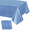 1x2.7m Blue 3-pack, variant on FBASport Sage Green Plastic Tablecloths for Rectangle Tables, Light Green Disposable Tablecloth, Waterproof Sage Green Table Cover for Birthday Bridal Wedding Baby Shower Party Decorations