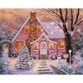 thumbnail image 2 of Cuadros Decorativos Casa de Navidad 5D DIY Diamond Painting Kits Full Square Drill Wall Art (sz2820) Ehuebsd embutido en tela, 2 of 8