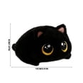thumbnail image 3 of Cute Round Cat Plush Toy Soft Fluffy Kitten Stuffed Animal with Big Eyes for Stress Relief and gifts, 3 of 5