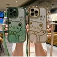 thumbnail image 5 of Funda para iPhone 16 Pro Max con correa, Lindo Patrón de Brillo Brillante de Oso de Dibujos Animados con Brillo de cordón Cruzado para Mujeres y Niñas, Funda Suave de TPU a prueba de golpes, 5 of 5