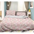thumbnail image 3 of Ensemble de Housse de Couette Motif Fleurs et Feuilles Roses 3D Ensemble de Literie Housse de Couette, 3 of 3