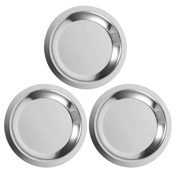 BESTYASH 3pcs Cup Coasters Stainless Steel Non Slip Heat Resistant for Kitchen Use