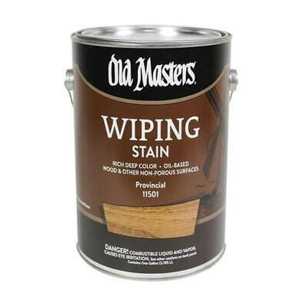 Old Masters SemiTransparent Provincial OilBased Wiping Stain 1 gal