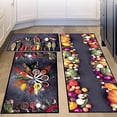 thumbnail image 2 of 3 Pcs Spice Kitchen Floor Mats Anti Fatigue Farmhouse Washable Cooking Artistic Colorful Kitchen Rugs Non Slip Comfort Standing Cushioned for Cooking, 20'' x 32'', 20'' x 48'' + 20'' x 59'', 2 of 8