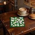 thumbnail image 5 of YingYouFu Mahjong Themed Party Supplies Kit, Disposable Plates Napkins Paper Cups Tablecloth for Gathering, Chinese Tile Game Decoration for Birthday Celebration, 5 of 6