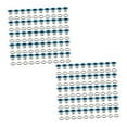 thumbnail image 2 of 100 Pcs Œillets en Métal Ronds Robustes Multi-Usages pour Ceinture Jeans Scrapbooking Fabrication de Cartes Toile Bleu, 2 of 8