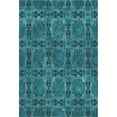 thumbnail image 2 of Addison Rugs Mayfield Washable Transitional Panel Teal Rectangle Rug, 9' x 12', 2 of 6