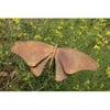 Ancient Graffiti Torched Copper Butterfly Garden Stake