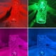 thumbnail image 4 of Lámpara de mesita de noche con luz de escritorio de diamante ajustable con luz ambiental LED para sala de estar, 4 of 6