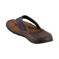 thumbnail image 3 of Sandalia Vandana Hombre Piel Casual Resistente Durable cafe 26.5, 3 of 5