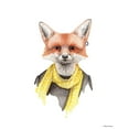 thumbnail image 2 of Nieman, Rachel 20x24 Black Ornate Wood Framed with Double Matting Museum Art Print Titled - Foxxy Fox, 2 of 4