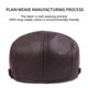 thumbnail image 2 of Minnieouse Boinas masculinas Gorra de estilo francés Ajustable PU Sombrero de cuero Newsboy Gorras Casual Moda Algodón Sombreros Decoración Pintor Otoño Sombreros Marrón Ajustable Minnieouse AP013441-02, 2 of 6