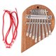 thumbnail image 1 of Mini placa Sapele en forma de corazón Kalimba instrumento Musical pulgar Piano Mbira Sanza Tmvgtek Accesorios para instrumentos musicales, 1 of 9