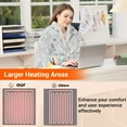 thumbnail image 4 of Senfot 50" x 60" Electric Throw Blanket Heated - 5 Settings, 4H Auto Shut-Off, PV Velvet & Sherpa, White, 4 of 6