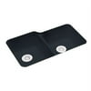 Swanstone Classics 33" x 21.25" Undermount Double Bowl Kitchen Sink - Finish: Black Galaxy