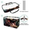 thumbnail image 4 of Dinosaur Large Capacity Reusable Foldable Oxford Cloth Storage Bin Shopping Basket Shopping Bag Grocery Bags, 4 of 7