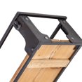 thumbnail image 6 of Honey-Can-Do Set of 2 Floating Metal and Wood Wall Shelves, Rustic/Black, 6 of 9