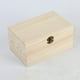 thumbnail image 2 of Xihbxyly Caja de Madera con Solapa, Baúl de Almacenamiento con Cierre Seguro, Organizador de Escritorio de Estilo Vintage, Diseño de Madera Natural, Almacenamiento de Materiales de Arte, Ideal para R, 2 of 3