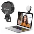 thumbnail image 3 of Luz de video conferencia VIJIM LED, luz de relleno con clip, 6W, bicolor 2500K-6500K, brillo regulable en 4 niveles, modo SOS con batería incorporada de 2000mAh para laptop, tableta, teléfono,, 3 of 6