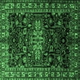 thumbnail image 1 of Ahgly Company Indoor Square Persian Emerald Green Traditional Area Rugs, 6' Square, 1 of 4