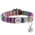 thumbnail image 2 of Pet Artist Personalized Breakaway Cat Collar & Bell Fabric Safety Release Puppy Name ID Tag, 2 of 8