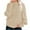 Beige, variant on Wovilon Women's 100% Cotton Crewneck Cable Sweater