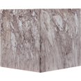 thumbnail image 4 of Meridian Furniture Piazza Brun Fini Marbre Béton Table d'Appoint Intérieur/extérieur, 4 of 8