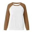 thumbnail image 4 of WEAIXIMIUNG Chandails en Molleton pour Femmes Pack Pull Sans Capuche Manches Raglan, 4 of 4