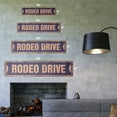 thumbnail image 2 of RODEO DRIVE Vintage Plastic Street Sign beverly hills california hollywood ca | Indoor/Outdoor |  24" Wide, 2 of 4