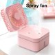 thumbnail image 5 of Ventilador Eléctrico Mini ventilador de escritorio portátil Humidificador de bajo ruido para el dormitorio del hogar (rosa) Sywqhk Libre de BPA, 5 of 8