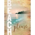 thumbnail image 3 of Rae, Marla 12x14 Black Modern Framed Museum Art Print Titled - Beach Please, 3 of 5