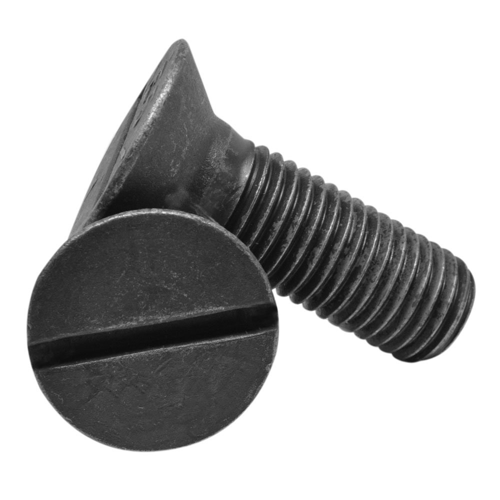 5/8"11 x 2 3/4" Coarse Thread Grade 2 Slotted Flat Countersunk Head