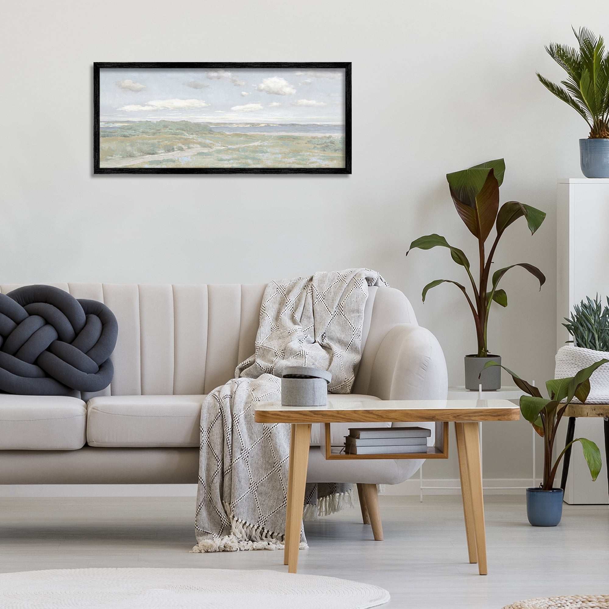 Stupell Industries Path To The Water Black Framed Giclee Art, design by Christy McKee