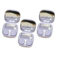 thumbnail image 1 of TISHITA 3 Pack Mirror Contact Case Small Size Contact Holder Container for Women, 1 of 8