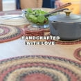 thumbnail image 6 of Homespice - Highland Colorful Table Runner, a Hand Braided Long Table Runner to Use as a Country Style Dinner Table Runner - Reversible and Durable - Oval Table Runner Woven with Jute, 11x36 Inches, 6 of 9