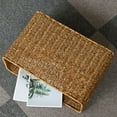 thumbnail image 3 of Organizador de Ratán de Plástico perfecl Cesta de almacenamiento para Armario de Dormitorio Marron oscuro, 3 of 8