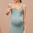 thumbnail image 7 of Nuoqisi Maternity Nursing Strap Long Dress - Postpartum Breastfeeding Casual Sleep Dress for Plus Size Pregnancy, 7 of 7