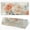 Blooming Chrysanthemums, variant on Desk Pad Darkness Red Moon Desk Mat for Keyboard and Mouse, Large XXL Gaming Mouse Pad with Stitched Edges for Work Game Office, 35.43 x 15.75 in