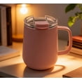 thumbnail image 3 of Mainstays 11oz Ms Mug Blush SS304 inside + SS201 outside, PP, PCTG,Silicone, 3 of 9