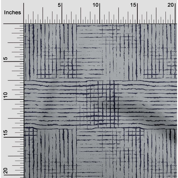 oneOone Georgette Viscose Light Gray Fabric Geometric Abstract Dress Material Fabric Print Fabric By The Yard 42 Inch Wide