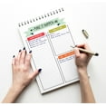 thumbnail image 4 of Inkdotpot To Do List Notepad 6 X 9 Paper Stationery, Elegant Spiral Notepad Daily Checklist- Motivational Organizer Planner List Pad- Notepad Tear Off (50 Sheets), 4 of 5