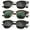 (3 Pack) Black/Tortoise/Glossy Black, variant on Unisex Polarized Retro Classic Trendy Stylish Sunglasses for Men Women Driving Sun glasses UV Blocking